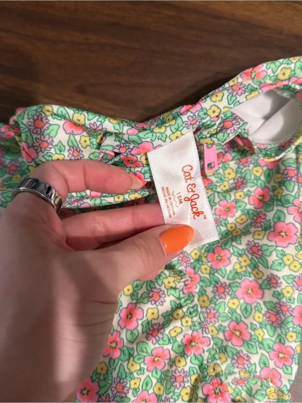 Baby girl one piece swimsuit